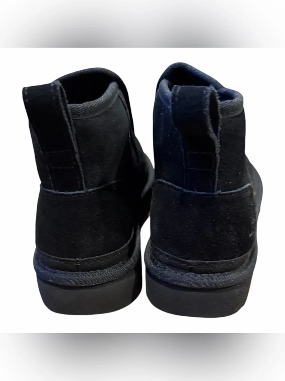 UGG Men's Black Suede Slip-On Loafers